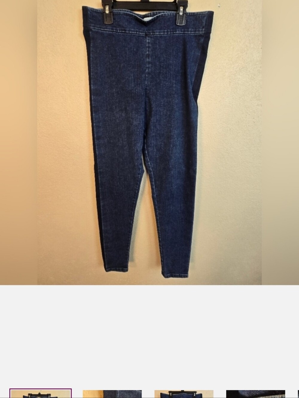 Avenue Montaigne Denim High-Waist Skinny Jeans Size 10 6393